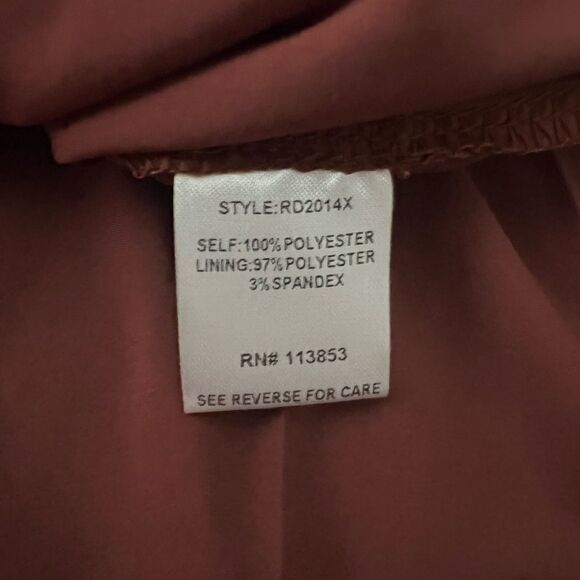 Sugarlips R.S.V.P Plus Open Back Satin Maxi Dress-Size 2X - Picture 10 of 10